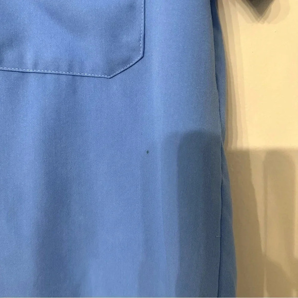 FIGS Technical Collection Catarina One Pocket V-Neck Scrub Top Blue Size M GUC - Picture 5 of 10